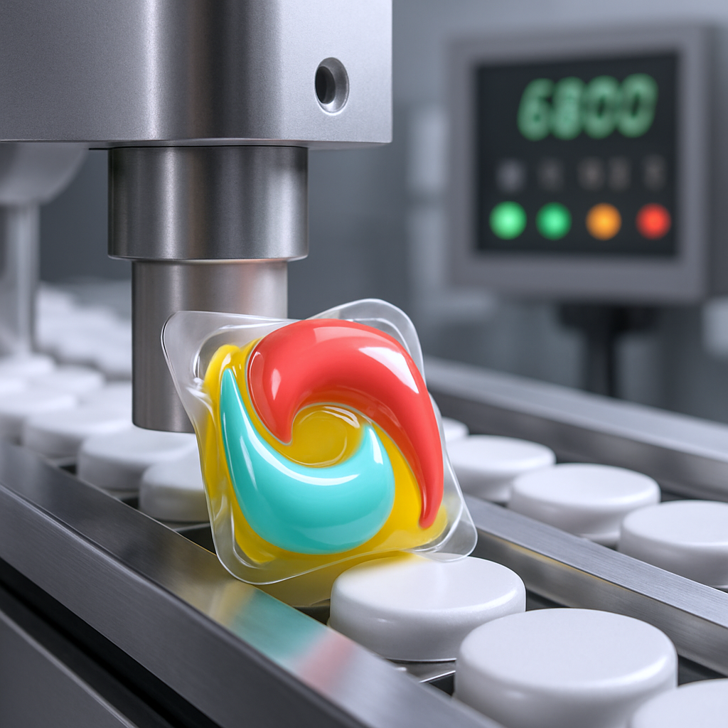 HVK Machine & Innovation | Suda Çözünür PVA Film Teknolojisiyle Tablet Üretim Makineleri ve Üretim Hatları | Bulaşık Makinesi Kapsül Makinesi ve Çamaşır Makinesi Deterjan Tablet Sistemleri Makinesi | Bulaşık Makinesi Kapsül ve Çamaşır Makinesi Deterjan Tablet Sistemleri